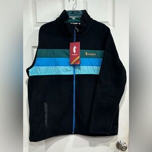 Cotopaxi Men's XL Teca Fleece Full-Zip Jacket Rooted Blue Green NWT